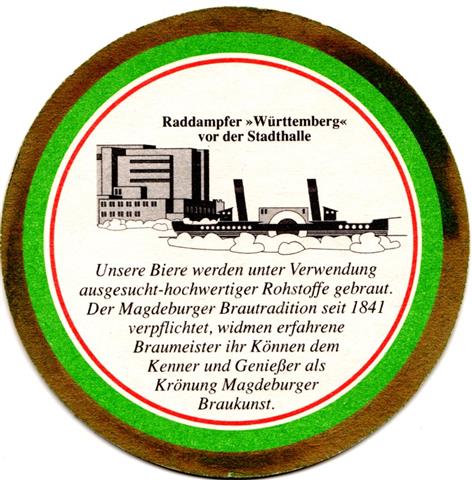 magdeburg md-st diamant diam rund 2b (215-raddampfer wrttemberg)